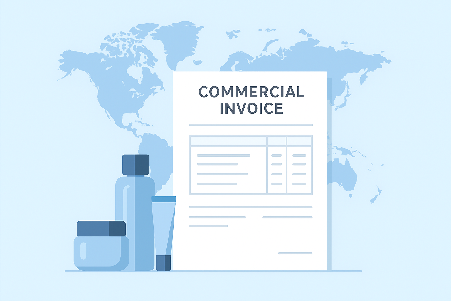 Commercial Invoice (C/I) – Essential for Cosmetic Export Compliance